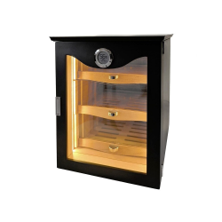 Angelo Υγραντήρας Πούρων Black Matt Με LED 920066